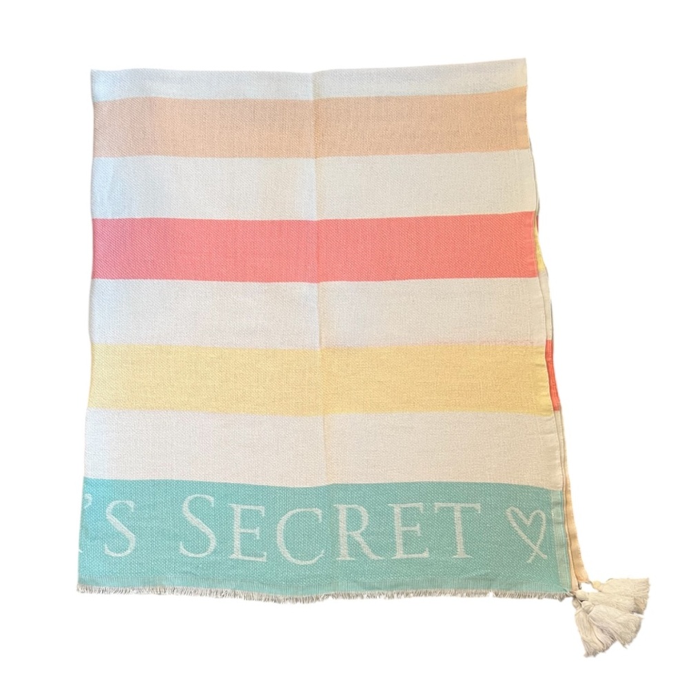 Victoria's Secret Multicolor Striped Throw NWOT